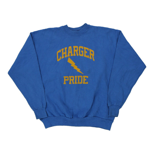 Vintage blue Charger Pride Hanes Sweatshirt - mens x-large