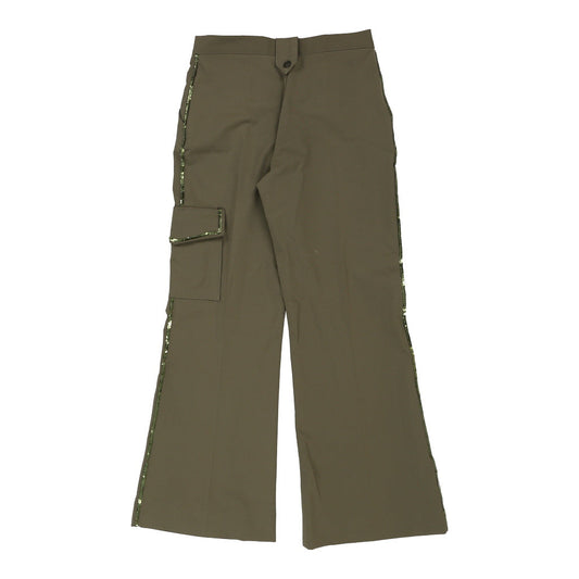 Vintage khaki Unbranded Cargo Trousers - womens 28" waist