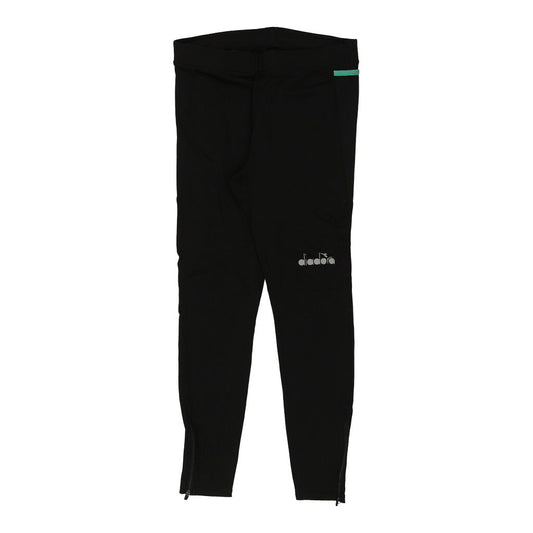 Vintage black Diadora Leggings - womens medium