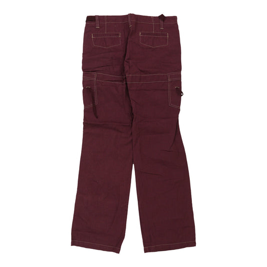 Vintage purple Unbranded Cargo Trousers - womens 32" waist