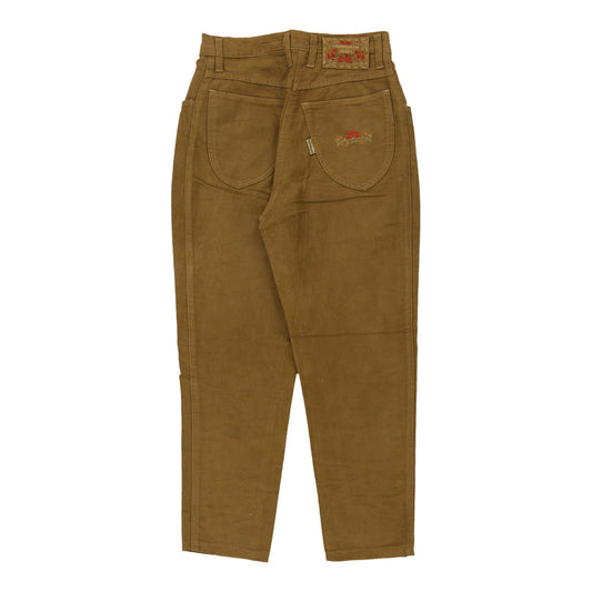 Vintage brown Unbranded Trousers - womens 26" waist