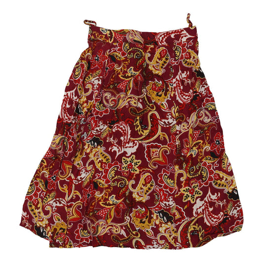 Vintage red Boca Bay Skirt - womens medium