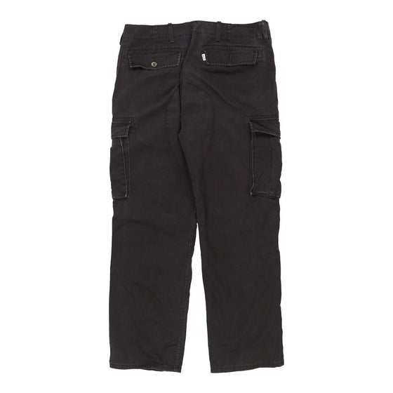 Vintage black Levis Cargo Trousers - mens 33" waist