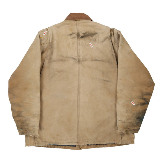 Vintage beige Heavily Worn Carhartt Jacket - mens x-large