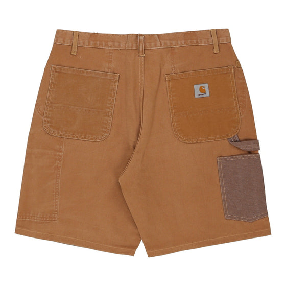Vintage beige Rework Carhartt Carpenter Shorts - mens 35" waist