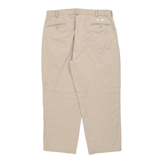 Vintage beige Polo Ralph Lauren Trousers - mens 39" waist