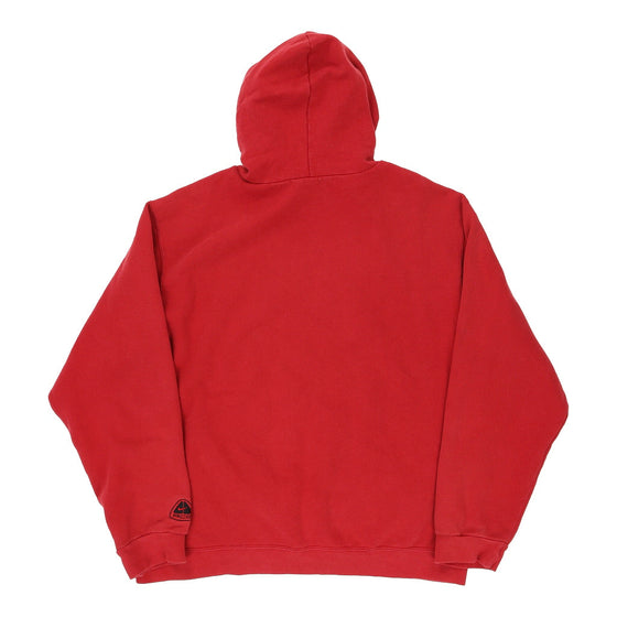 Canada Snowboarding Nike Hoodie - Large Red Cotton Blend - Thrifted.com