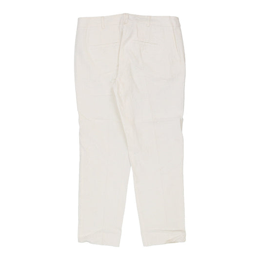 Vintage white Marella Trousers - womens 32" waist