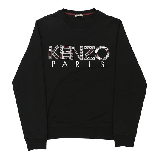 Vintage black Paris Kenzo Sweatshirt - mens large