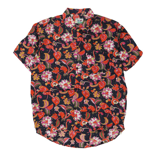 Vintage multicoloured Benetton Patterned Shirt - mens x-large