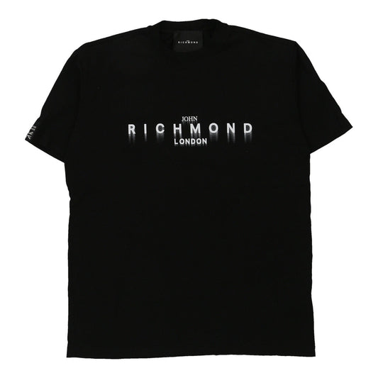 Vintage black Richmond T-Shirt - mens large