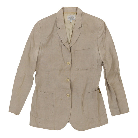 Vintage beige Armani Jeans Blazer - womens medium