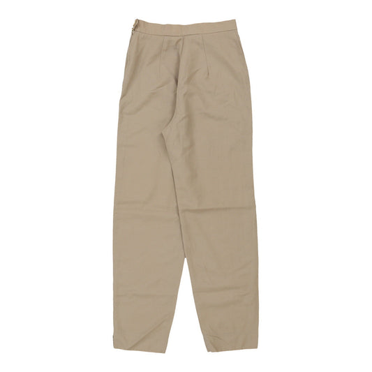 Vintage beige Moschino Trousers - womens 26" waist