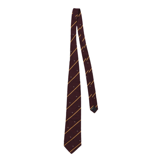 Vintage burgundy Burberry London Tie - mens no size