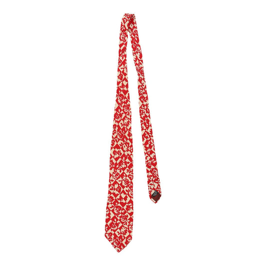 Vintage red Kenzo Tie - mens no size