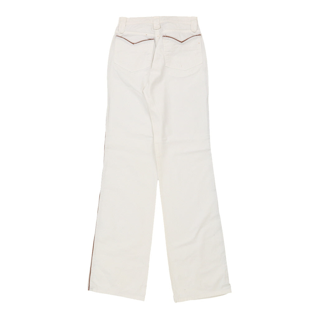 Vintage white Roberto Cavalli Trousers - womens x-small