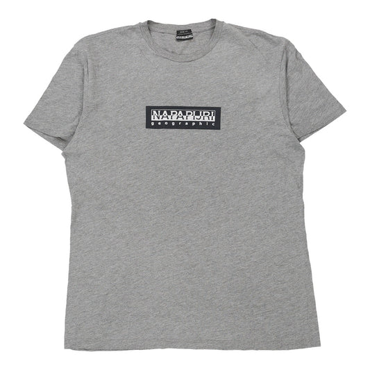 Vintage grey Loose fit Napapijri T-Shirt - mens large