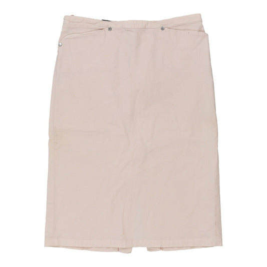 Vintage Les Copains Skirt - 29W UK 10 Pink Cotton