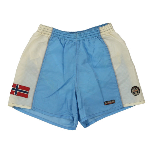 Vintage blue Napapijri Swim Shorts - mens small