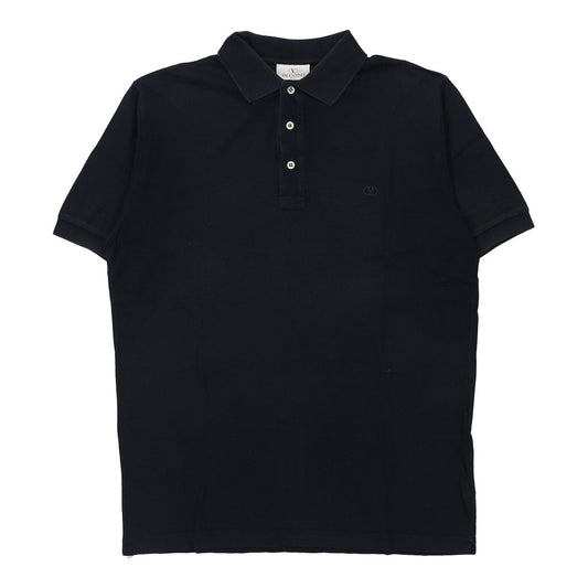 Vintage navy Valentino Polo Shirt - mens x-large