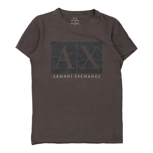 Vintage brown Armani Exchange T-Shirt - mens medium