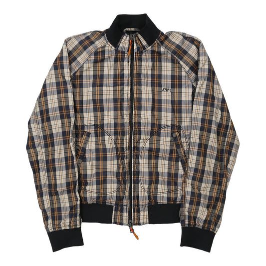 Vintage multicoloured Armani Jeans Jacket - mens x-small