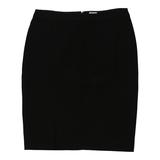 Vintage Armani Skirt - 30W UK 10 Black Viscose Blend