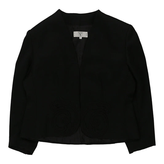 Vintage black Valentino Blazer - womens medium