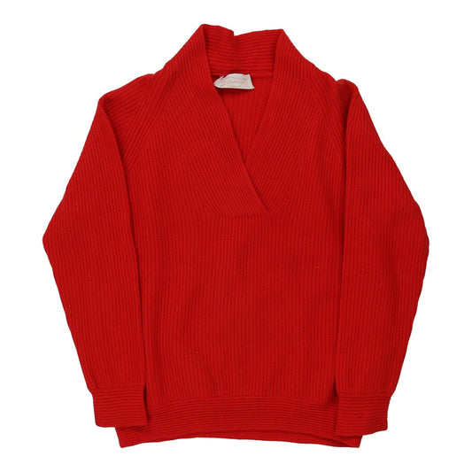 Vintage red Genny Jumper - womens medium