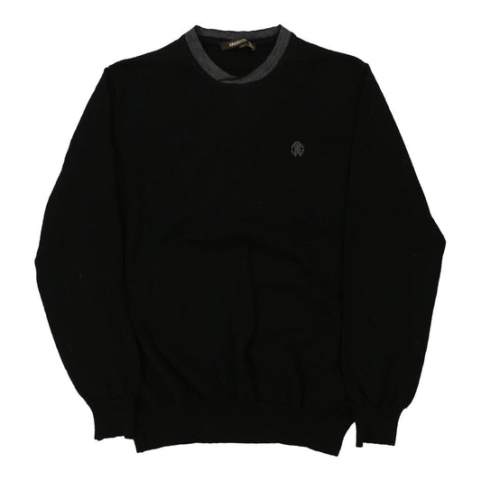 Vintage black Roberto Cavalli Jumper - mens large