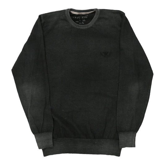Vintage grey Armani Jeans Jumper - mens x-large