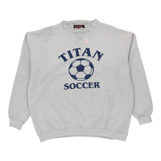 Titan Soccer Soffe Sweatshirt - XL Grey Cotton Blend sweatshirt Soffe   