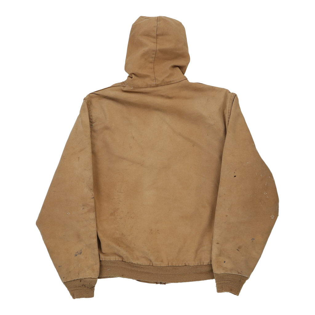 Heavily Worn Carhartt Jacket Large Beige Cotton