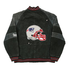  Vintage black New England Patriots Nfl Varsity Jacket - mens x-large
