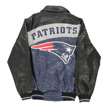  Vintage blue New England Patriots Nfl Varsity Jacket - mens small
