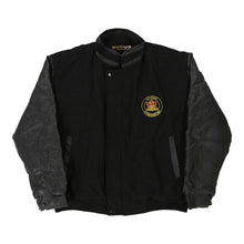  Vintage black Sunny Sports Varsity Jacket - mens x-large