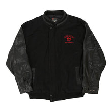  Vintage black Canada Varsity Jacket - mens xx-large