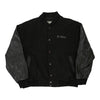 Vintage black Burks Bay Varsity Jacket - mens x-large