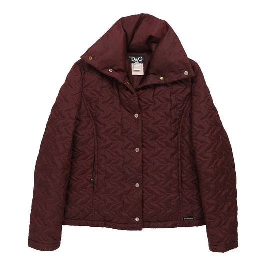 Vintage burgundy Dolce & Gabbana Jacket - womens medium