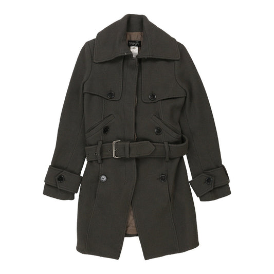 Vintage Patrizia Pepe Coat - Small Grey Wool