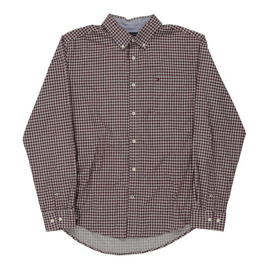 Vintage Tommy Hilfiger Checked Shirt - Large Block Colour Cotton