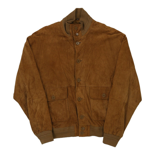 Vintage brown Conbipel Suede Jacket - mens x-large