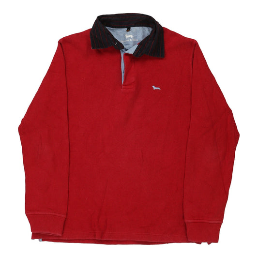 Vintage red Harmot & Blaine Rugby Shirt - mens small