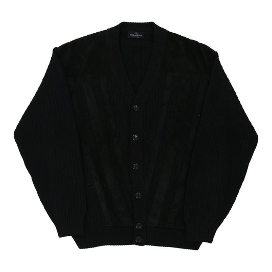 Vintage black Malagrida Cardigan - mens medium