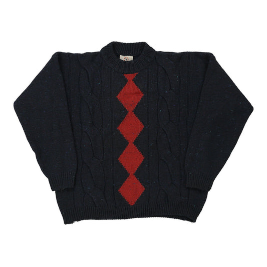 Vintage black Ennegi Jumper - mens small