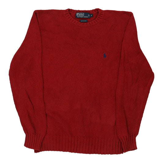 Vintage red Ralph Lauren Jumper - mens small