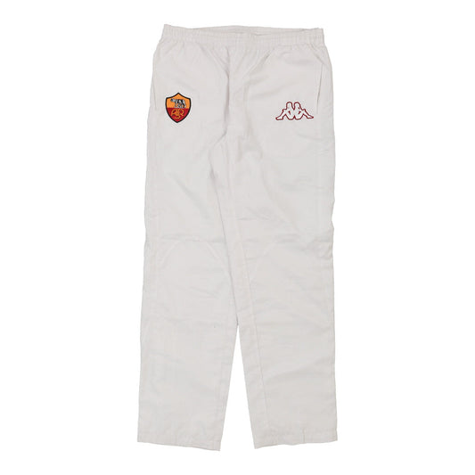 Vintage white AS Roma Kappa Tracksuit - mens medium