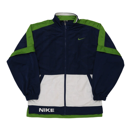 Vintage navy Nike Track Jacket - mens medium