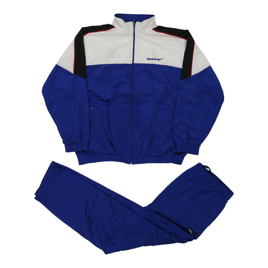 Vintage blue Reebok Full Tracksuit - mens large