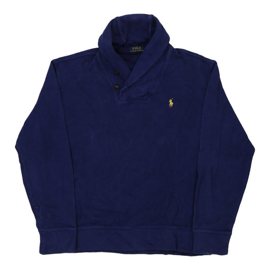 Vintage navy Ralph Lauren Jumper - mens large